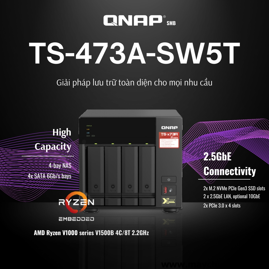 SMB, 2.5GbE-TS-473A-SW5T